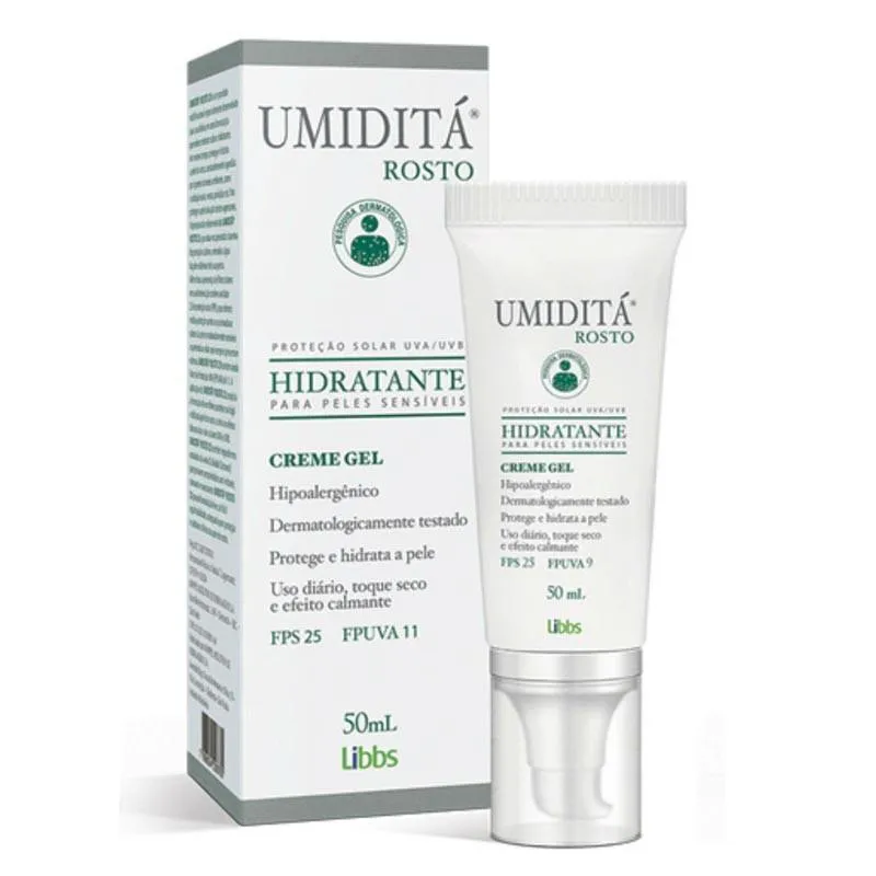 HIDRATANTE PARA PELE SENSÍVEL UMIDITÁ FPS25 50 ML