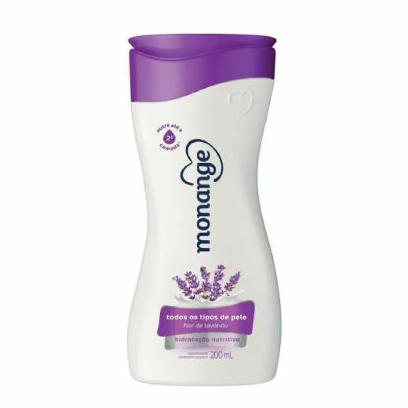 Desodorante Hidratante Monange Flor de Lavanda Feminino 200ml
