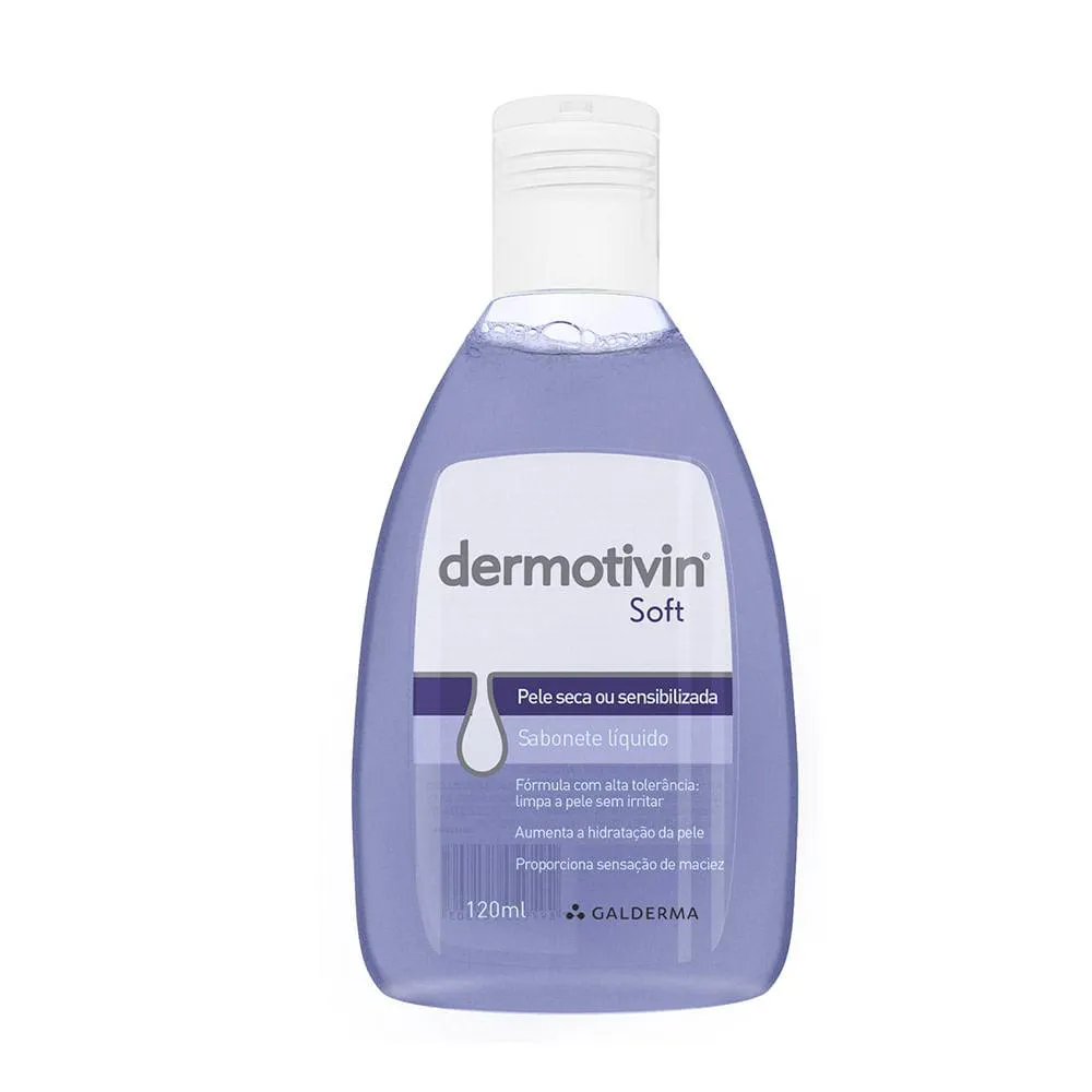 DERMOTIVIN SOFT PELE SECA OU SENSIBILIZADA 120ML