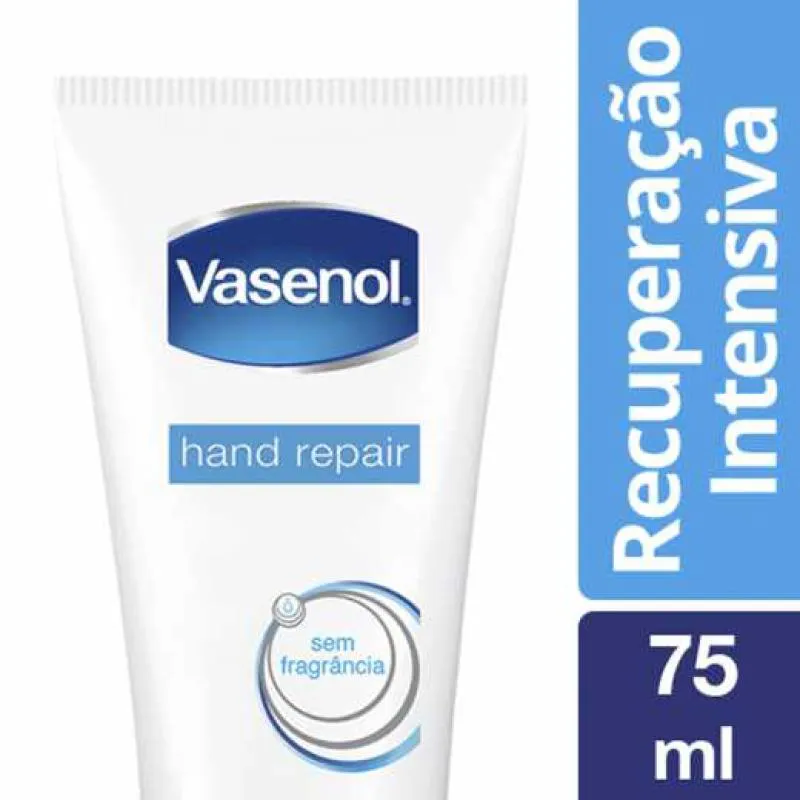 VASENOL MÃOS RECUPERAÇÃO INTENSIVA HAND REPAIR SEM FRAGANCIA 75ML