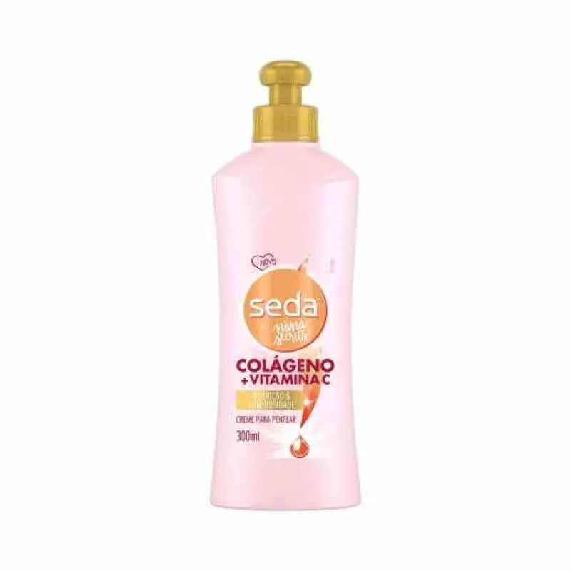 CREME PARA PENTEAR SEDA BY NIINA SECRETS COLÁGENO E VITAMINA C 300ML