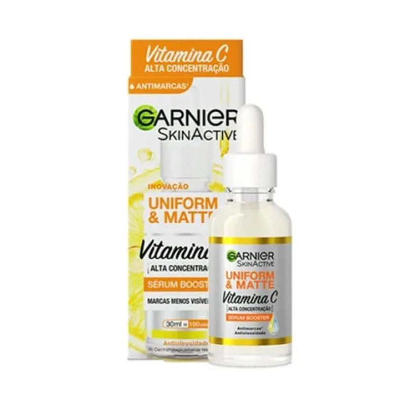 SÉRUM BOOSTER GARNIER UNIFORM&MATTE VITAMINA C 30ML