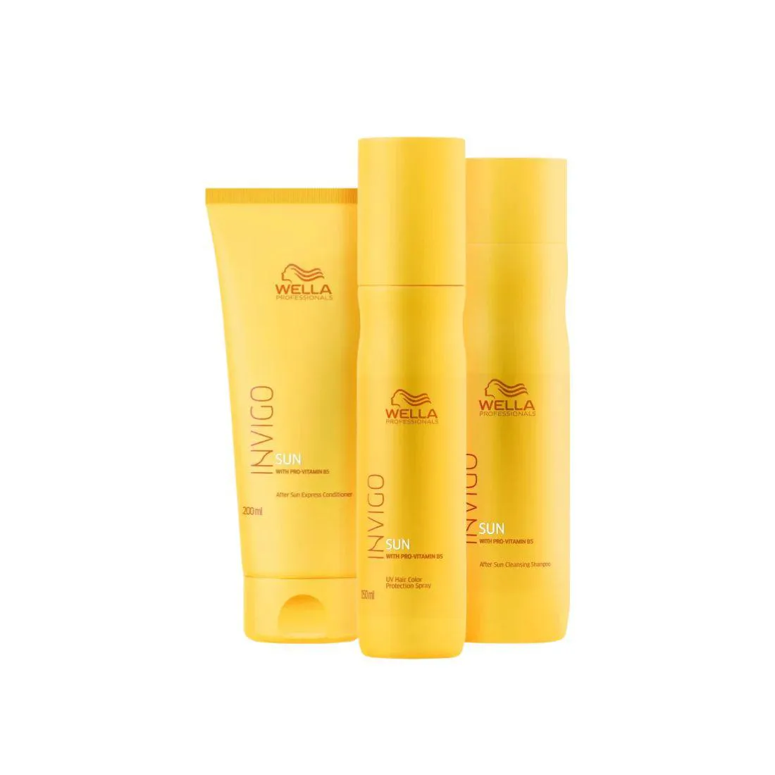 Kit Wella Professionals Invigo Sun Trio - Shampoo 250ml + Condicionador 200ml + Leave-In 150ml