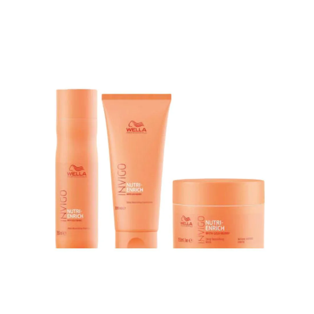 Kit Wella Professionals Invigo Nutri-Enrich Trio - Shampoo 250ml + Condicionador 200ml + Máscara 150ml
