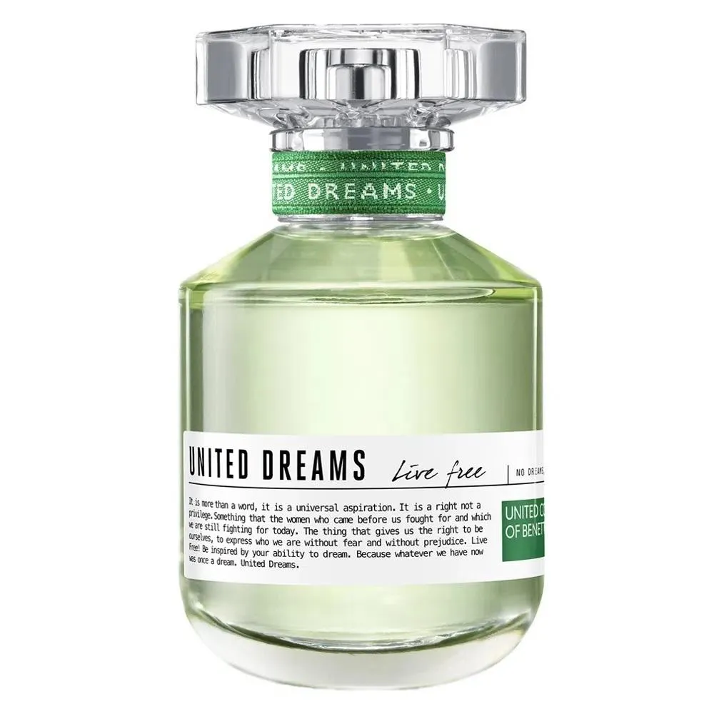 United Dreams Live Free Benetton Eau De Toilette - Perfume Feminino 80ml