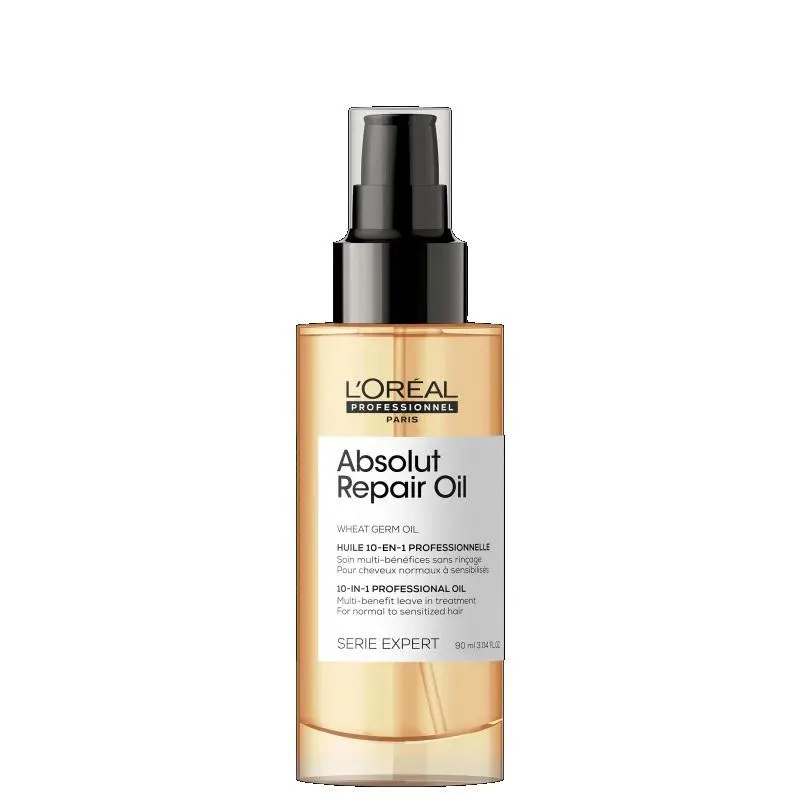 L'Oréal Professionnel Serie Expert Absolut Repair Gold Quinoa 10in1 - Óleo Reparador 90ml