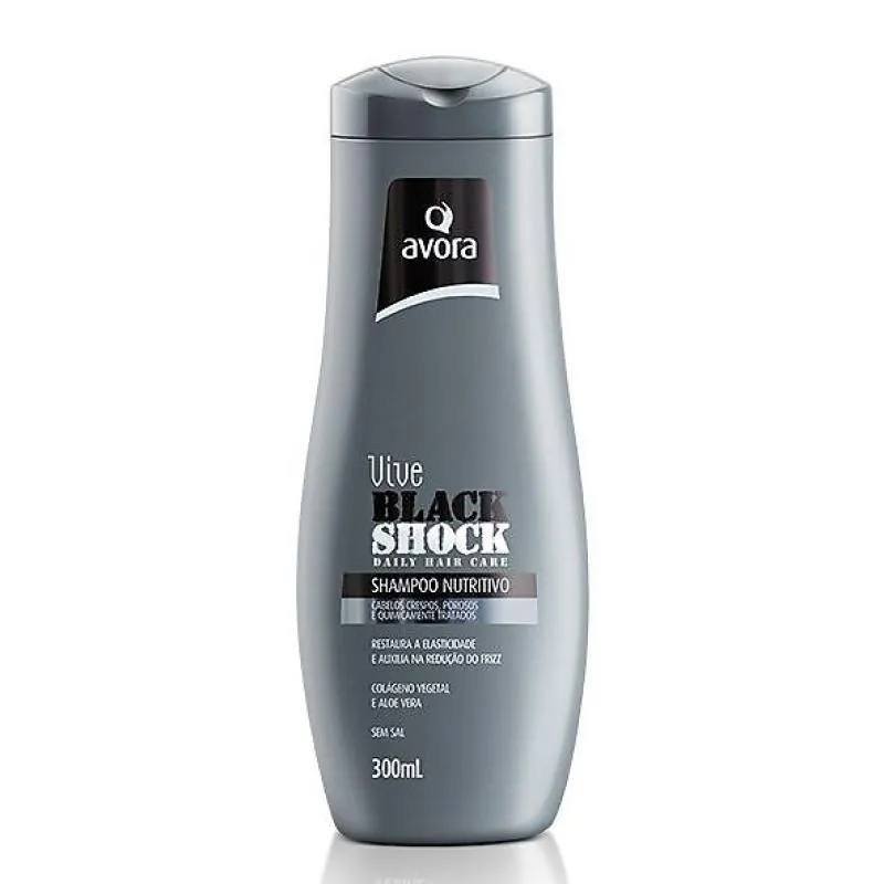 AVORA VIVE BLACK SHOCK SHAMPOO