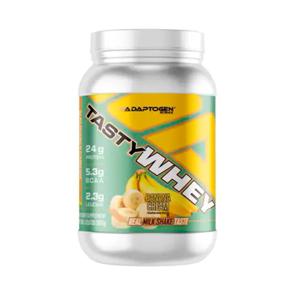 WHEY PROTEIN 3W TASTY WHEY BANANA CREAM 900G ADAPTOGEN SCIENCE