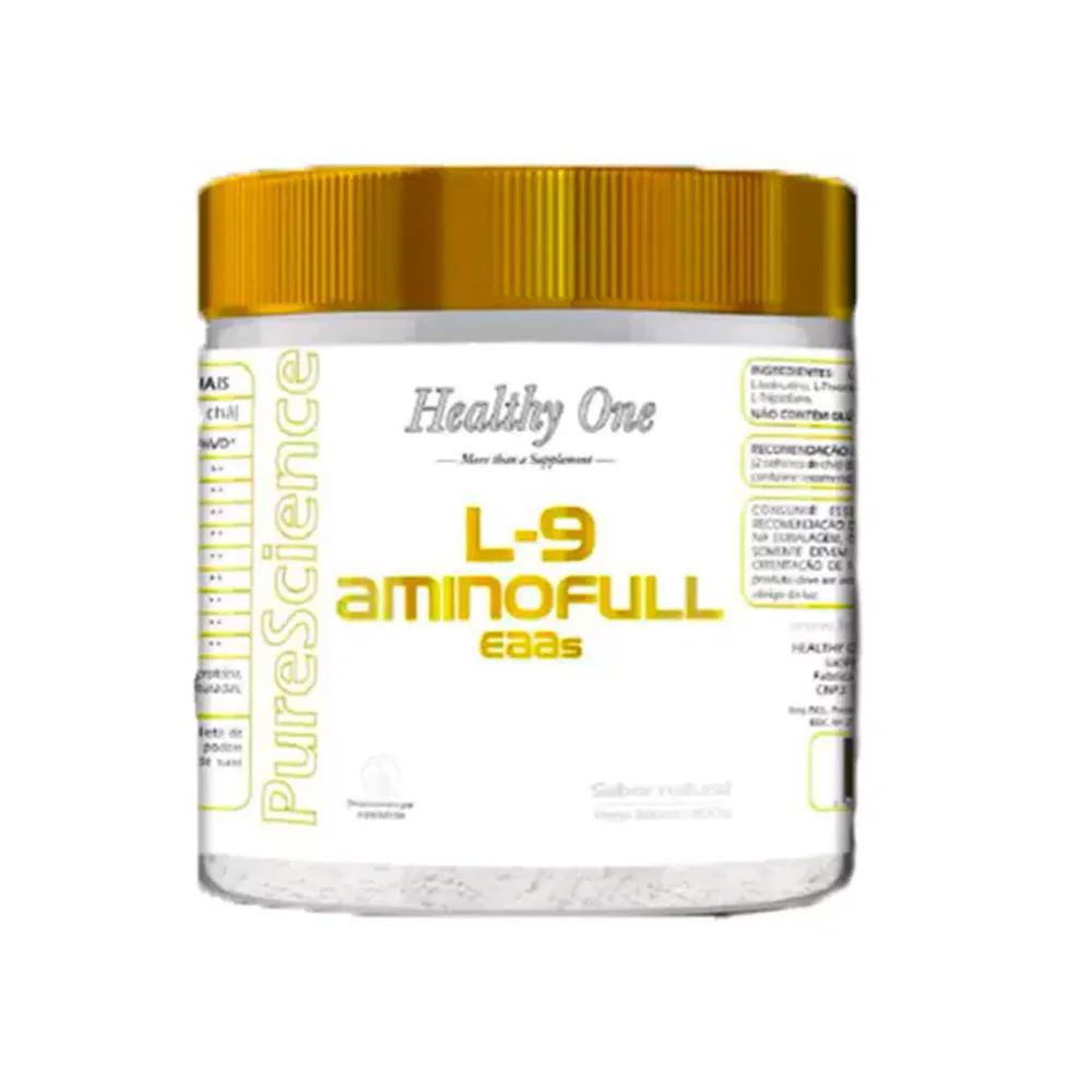 Suplemento Natural Healthy One Aminoácido L-9 Aminofull EAAs 300g