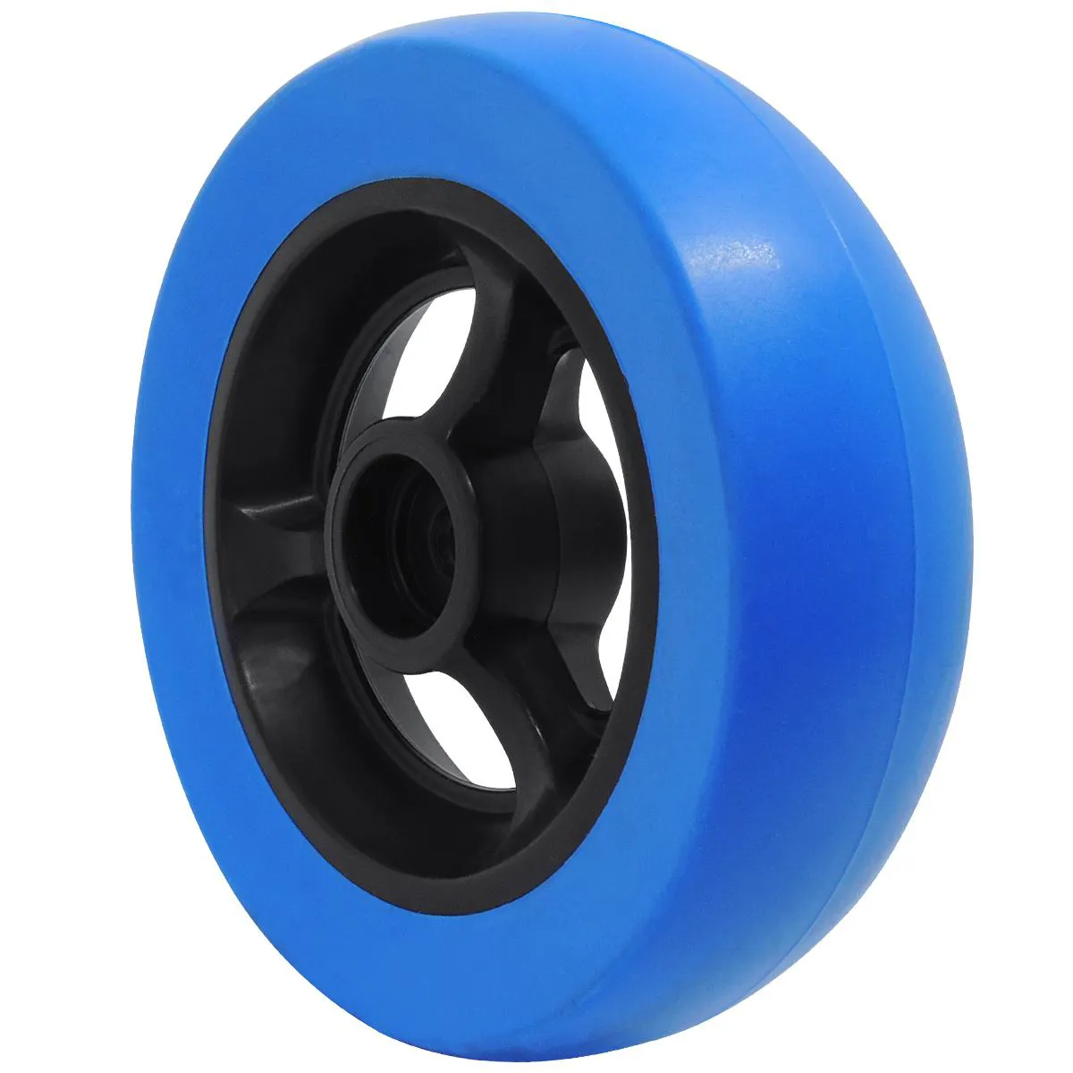 RODINHA DIANTEIRA ARO 5 SOFT ROLL PARA CADEIRA DE RODAS AZUL