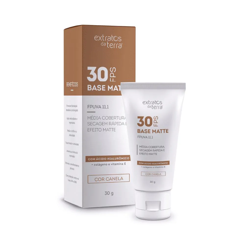 BASE MATTE FPS 30 CANELA 30 G