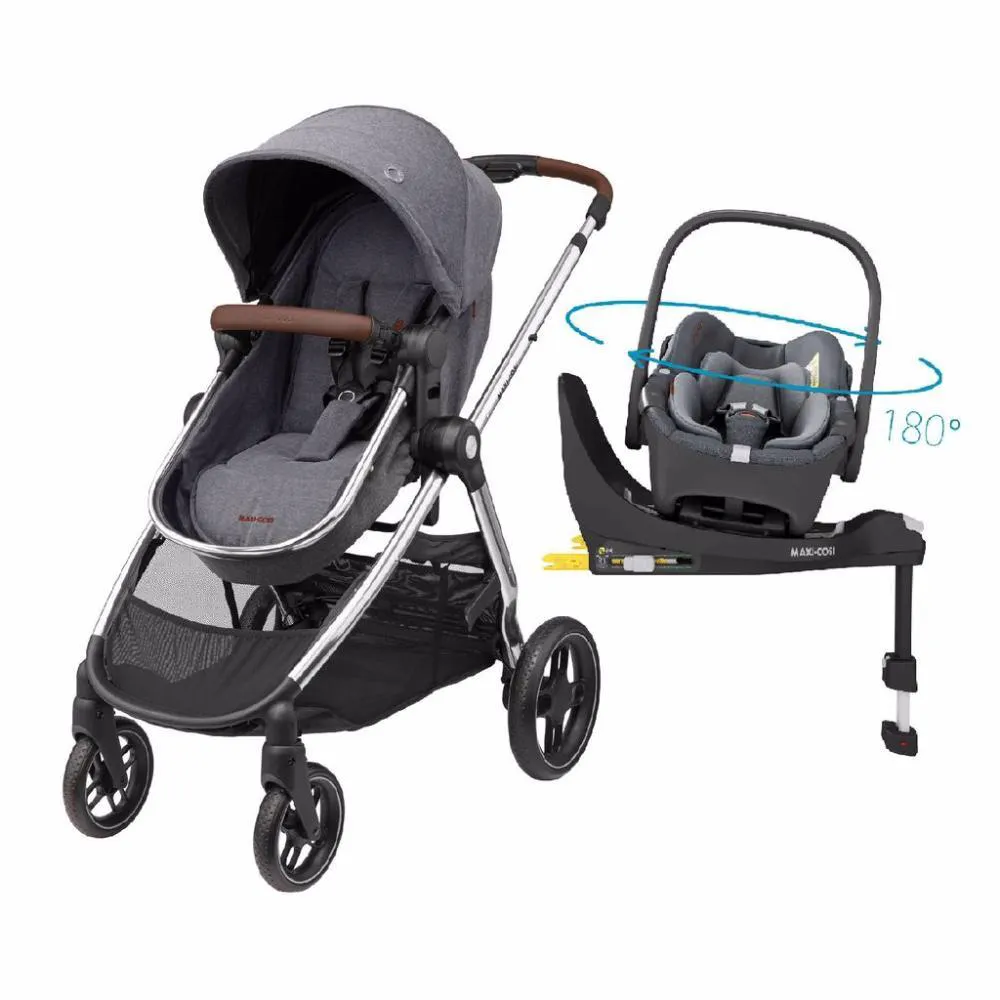 Travel System Anna Luxe Trio Isofix Maxi-Cosi Twillic Grey