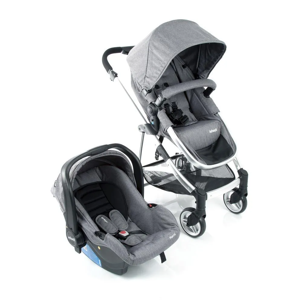 TRAVEL SYSTEM EPIC LITE DUO INFANTI - GREY STEEL