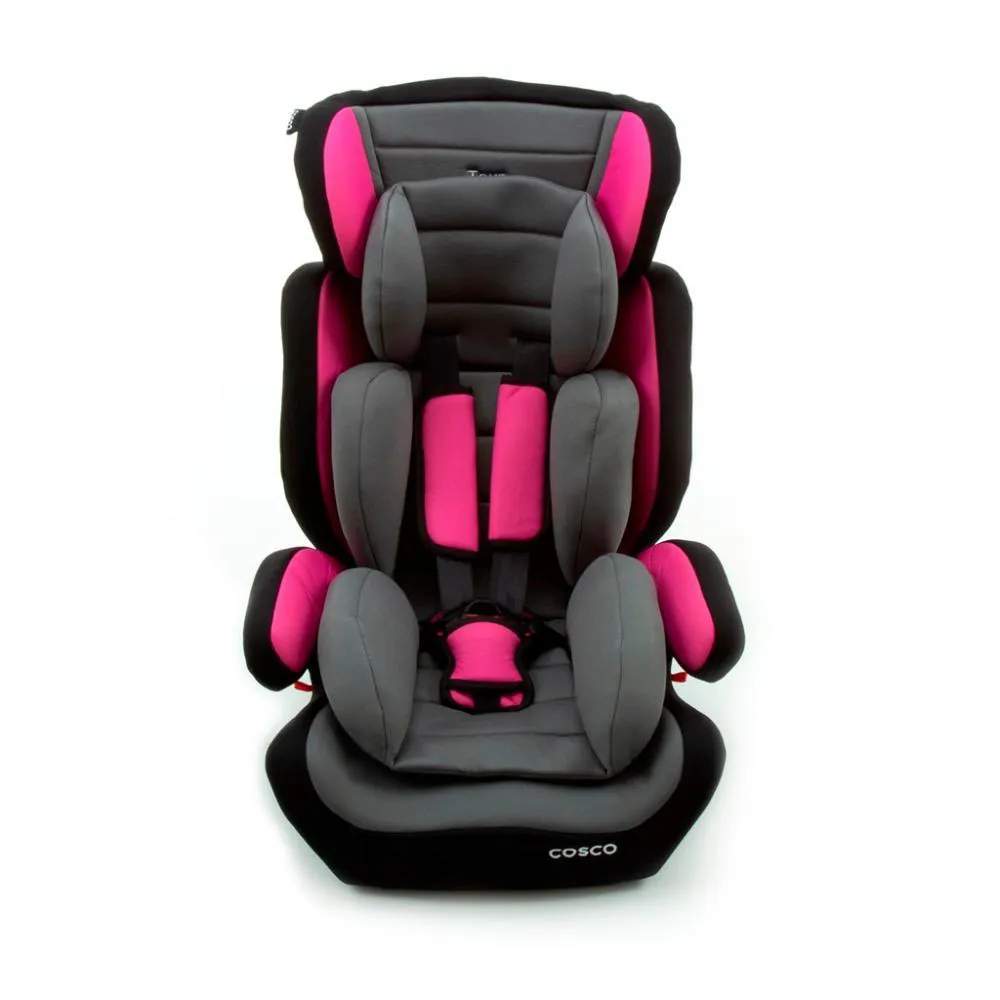 CADEIRINHA TOUR 9 A 36 KG COSCO CINZA E ROSA