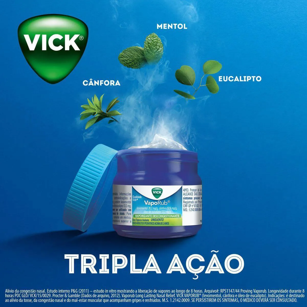 Pomada Vick Vaporub com 30g | Droga Raia