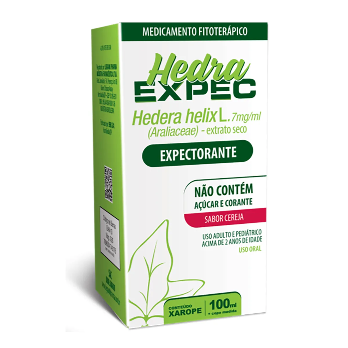 Hedra Expec 7mg/ml Cereja Solução Oral 100ml