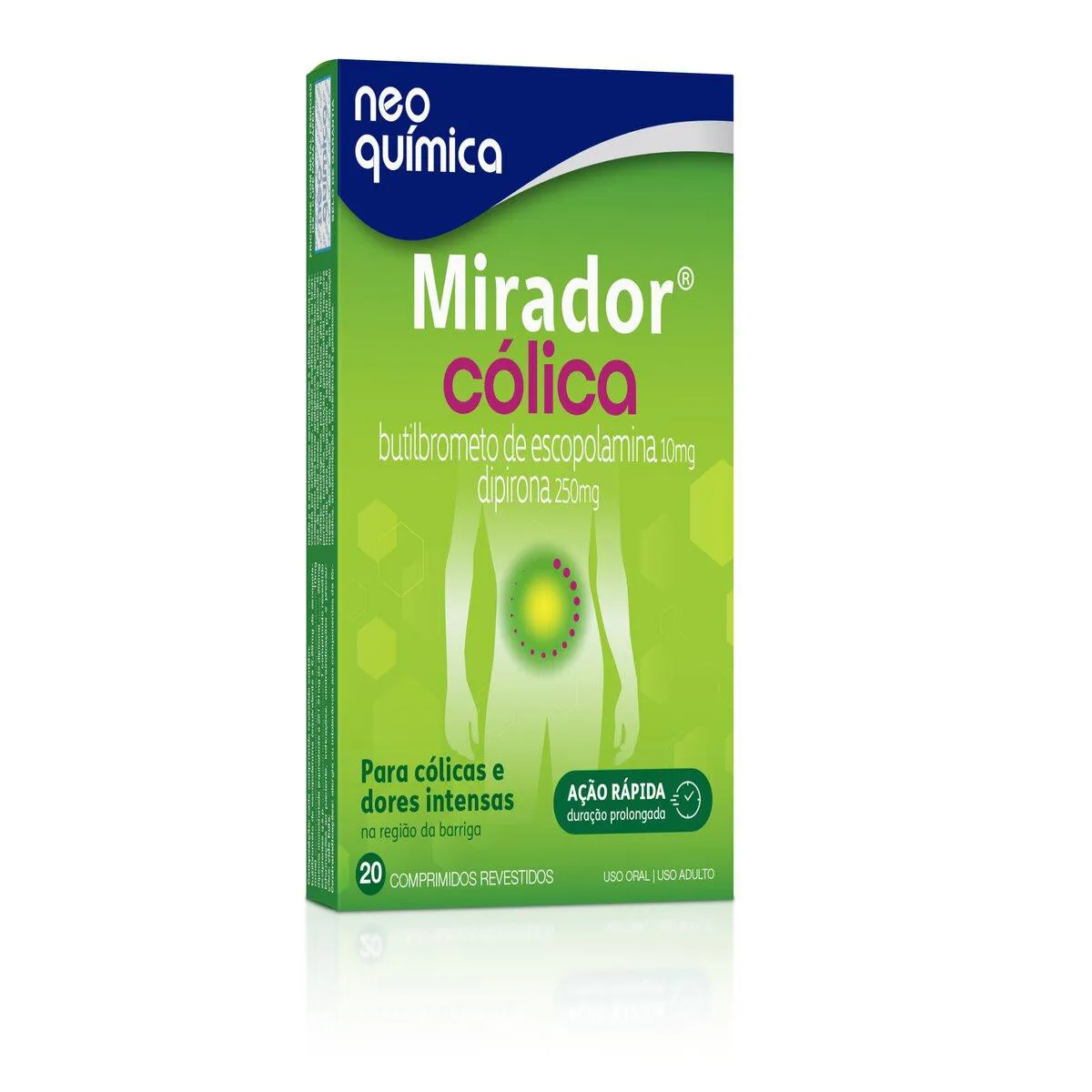 Mirador Cólica 20 Comprimidos: Para que serve e como tomar | Droga Raia