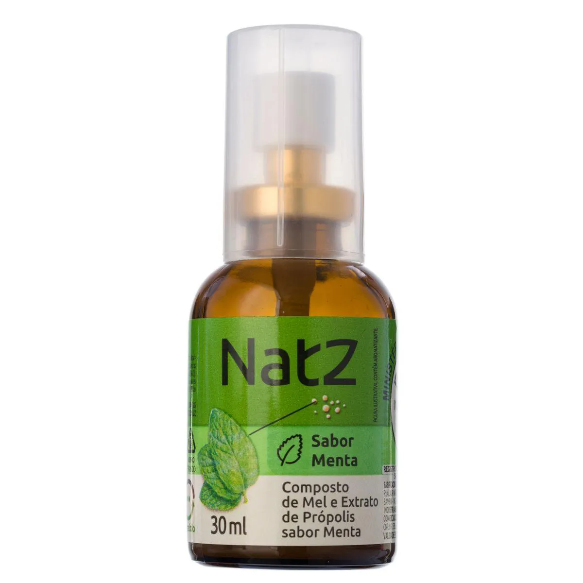 Spray de Garganta Mel com Própolis Natz Sabor Menta 30ml