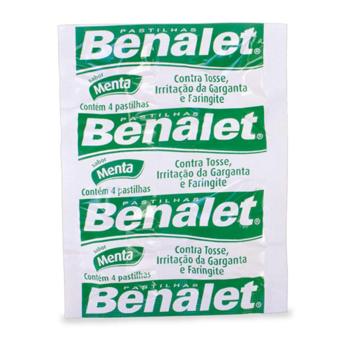 Pastilha Benalet Sabor Menta 4 unidades