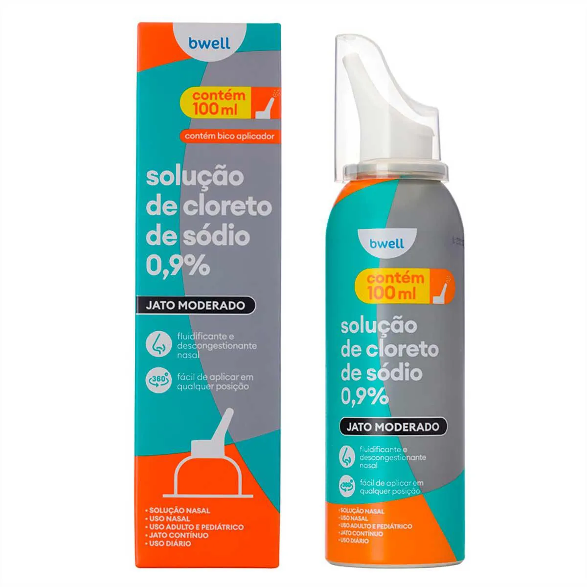 Descongestionante Nasal Aerosol Infantil Bwell Jato Contínuo Suave 100ml -  Preço | Droga Raia