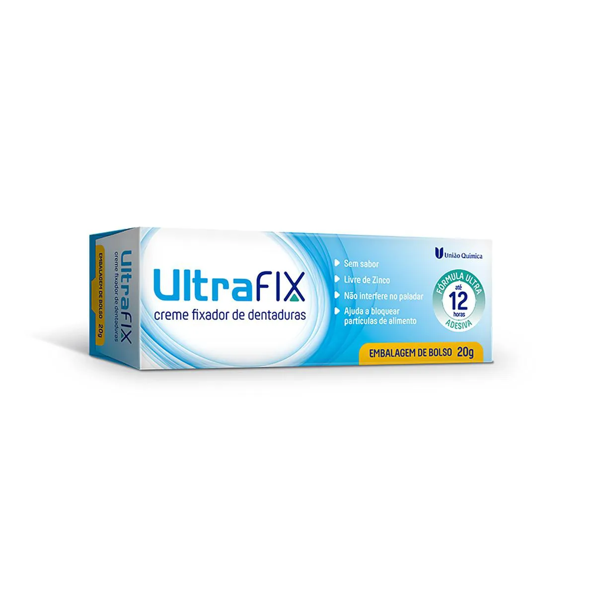 Creme Fixador de Dentadura UltraFix Sem Sabor 20g