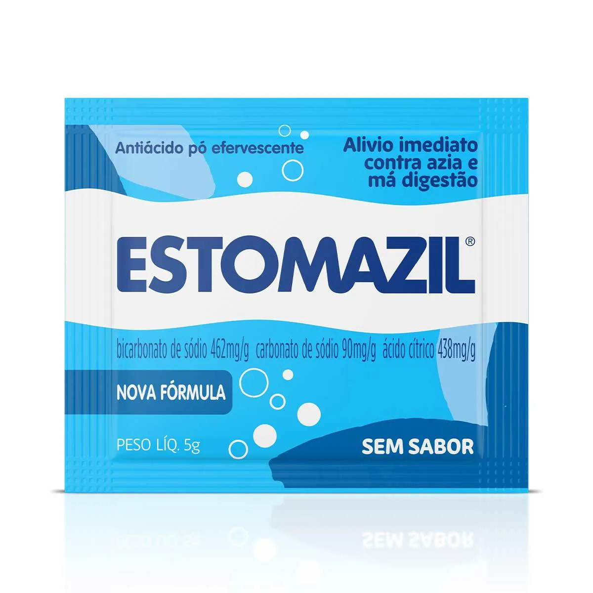 Estomazil Sem Sabor Pó Efervescente Envelope 5g