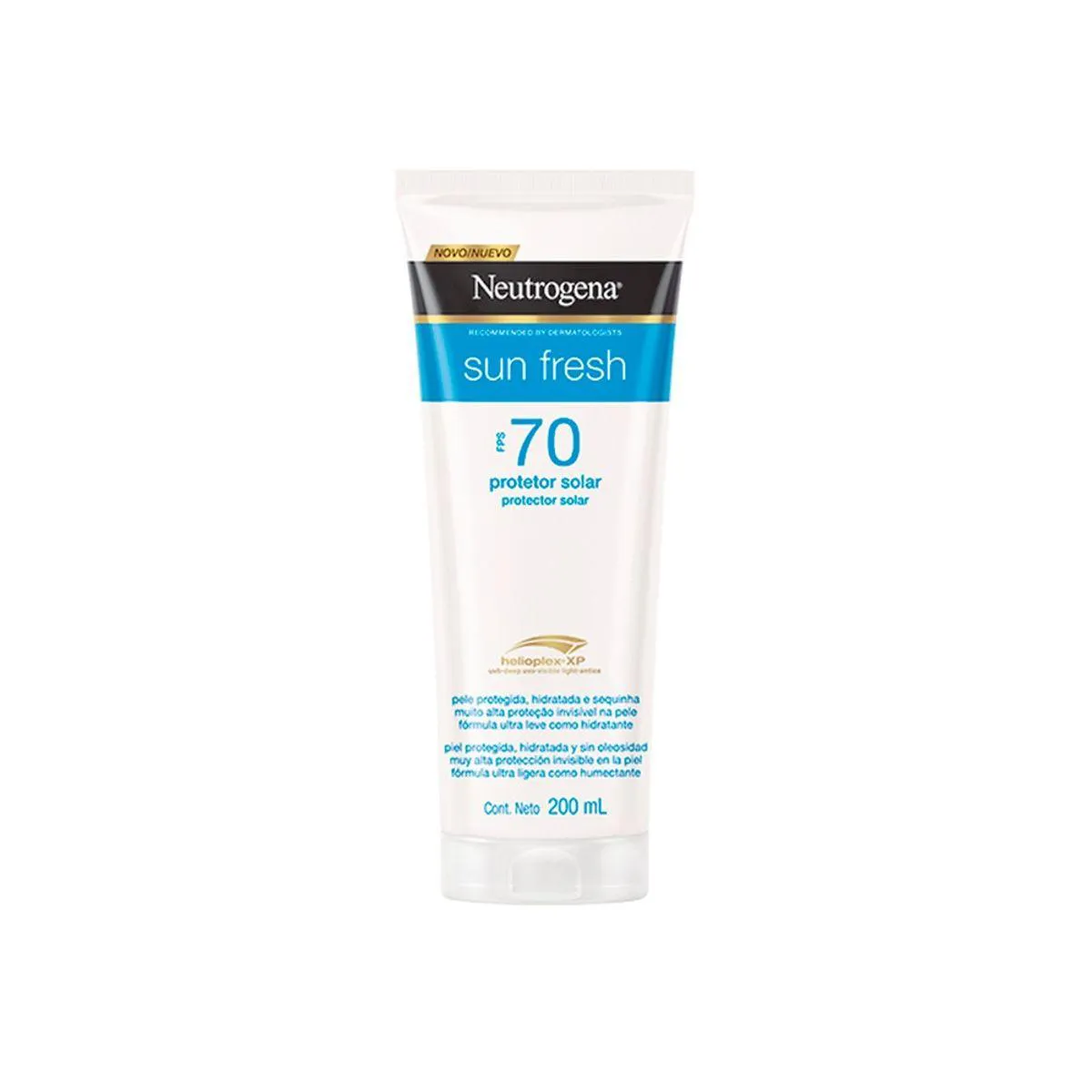 Protetor Solar Corporal Neutrogena Sun Fresh FPS 70 com 200ml