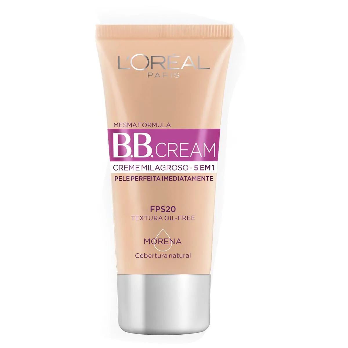 Base BB Cream L'Oréal Paris 5 em 1 Dermo Expertise Cor Escura FPS 20 30ml