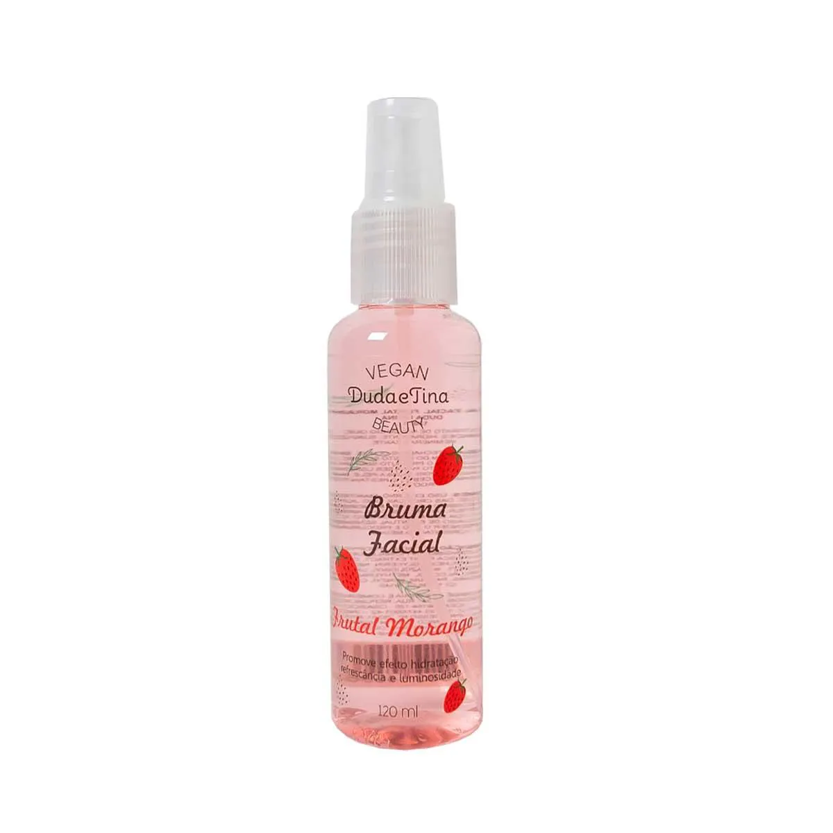 Bruma Facial Duda e Tina Frutal Morango com 120ml