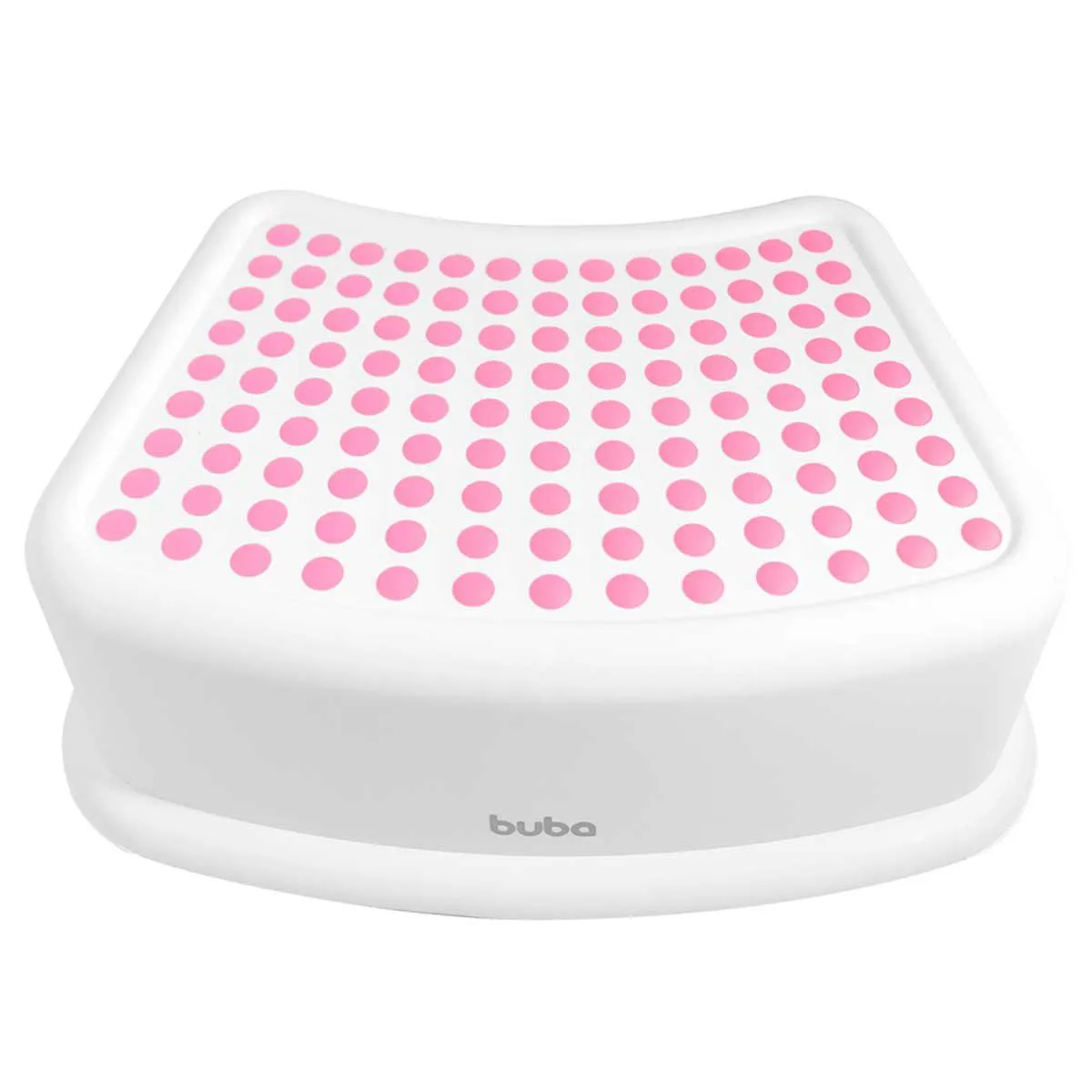 Degrau Infantil Antiderrapante Buba Baby Rosa com 1 unidade
