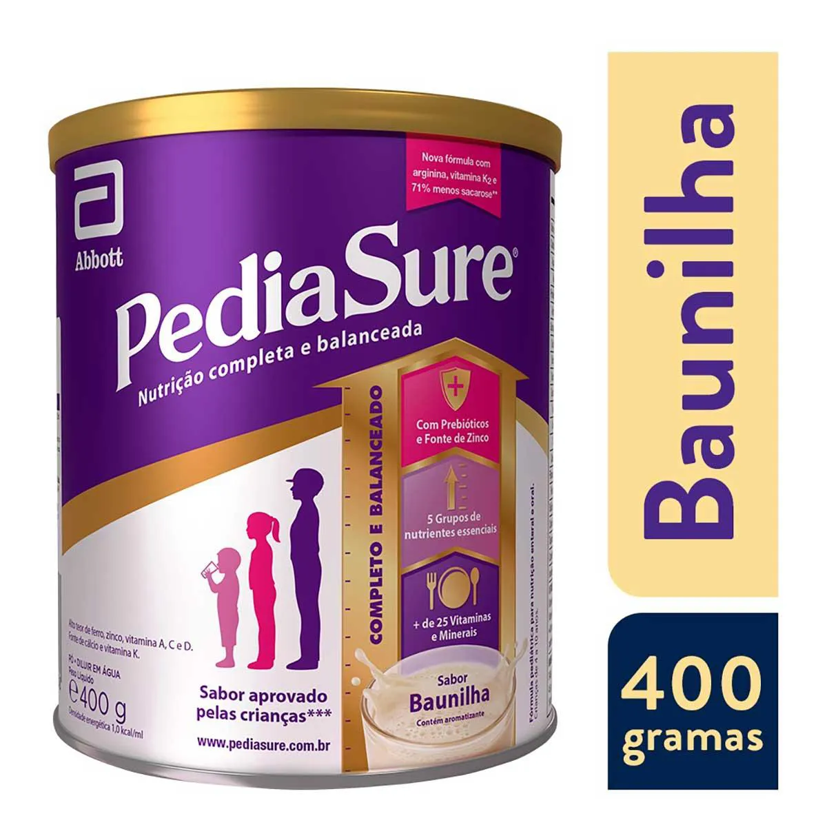 Suplemento Alimentar Infantil Pediasure Baunilha - melhor preço | Droga ...