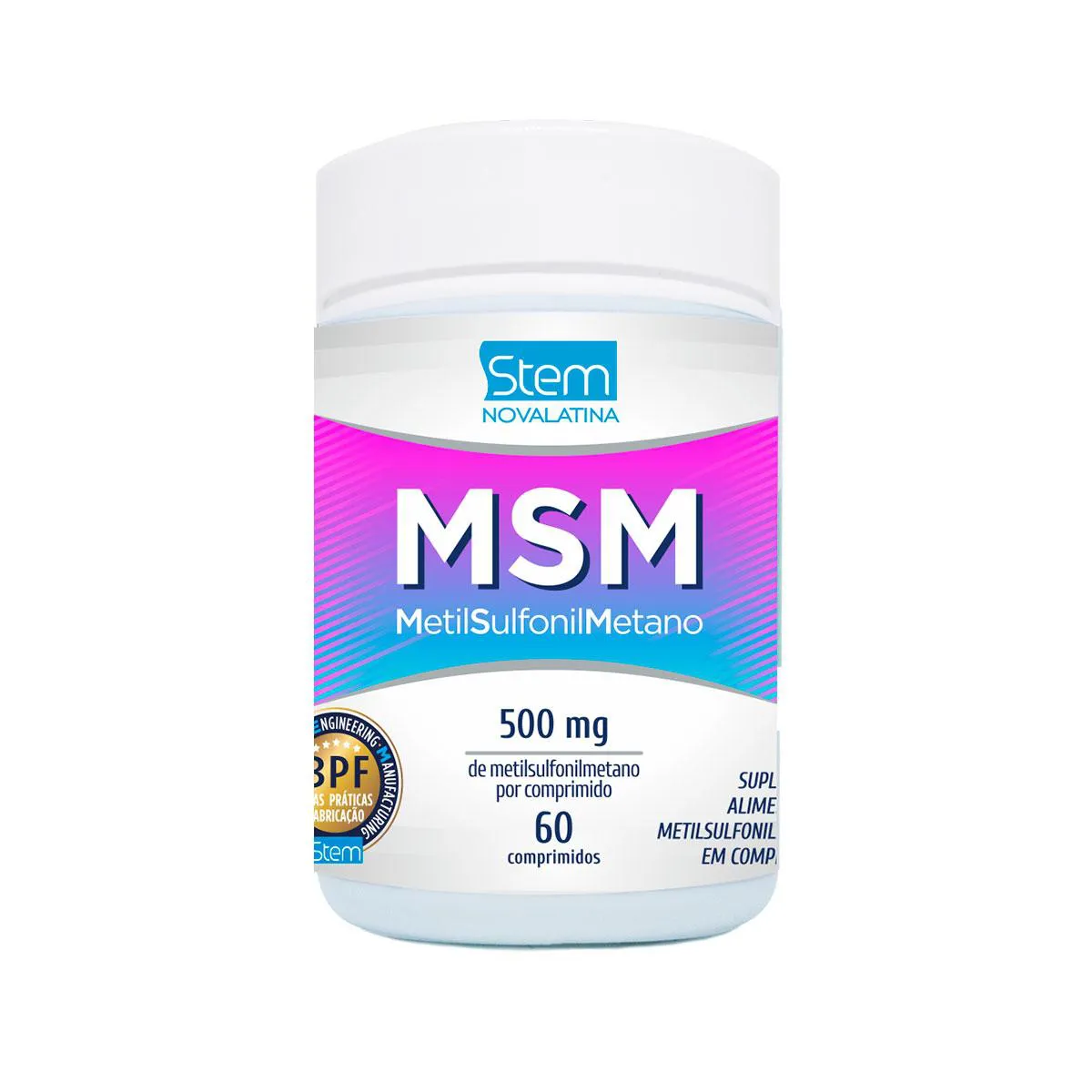 Stem MSM Metilsulfonilmetano 500mg: preço e para que serve | Drogasil