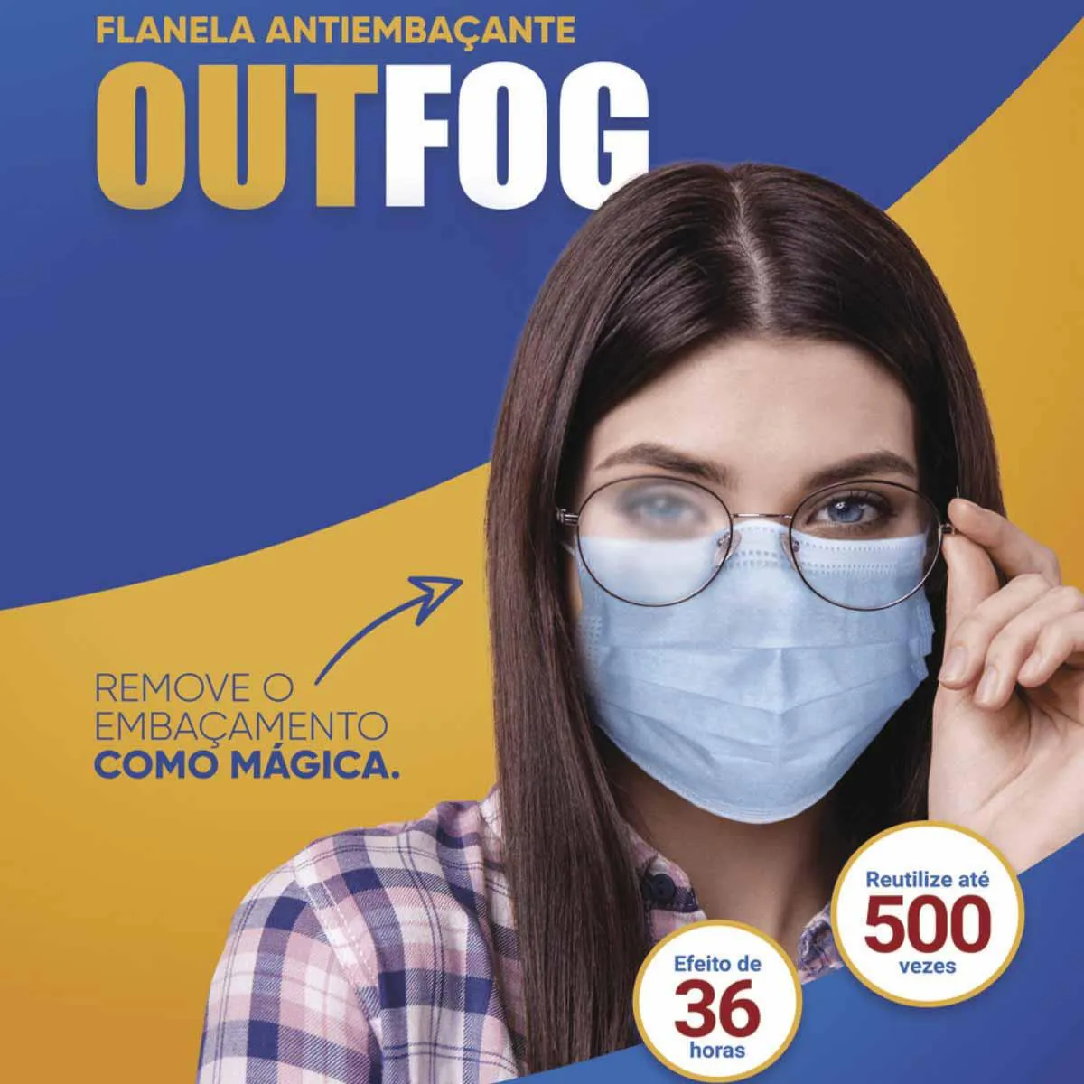 Flanela Outfog Antiembaçante com 1 Unidade