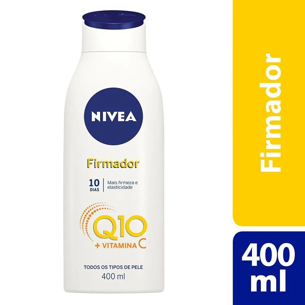 LOçãO HIDRATANTE FIRMADORA Q-10 TODOS OS TIPOS DE PELE 400ML NIVEA