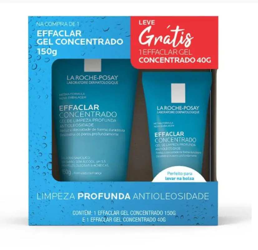 KIT EFFACLAR GEL CONCENTRADO 150G LA ROCHE-POSAY