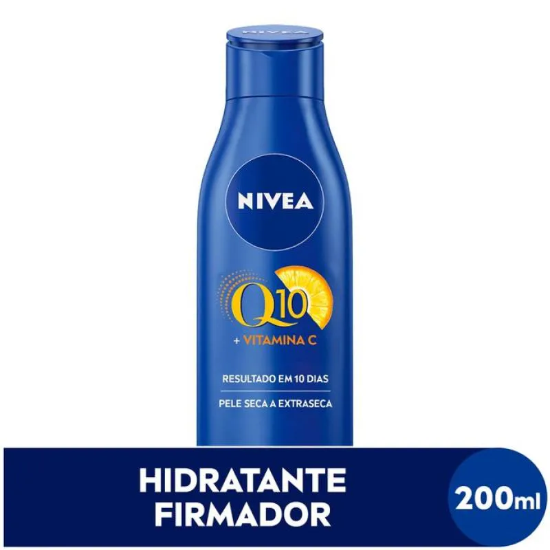 LOCAO HIDRATANTE CORPORAL NíVEA FIRMADOR Q-10 PELE SECA A EXTRASECA 200ML NIVEA