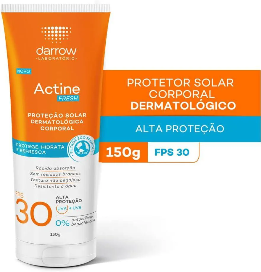 PROTETOR SOLAR CORPORAL ACTINE FRESH 30 FPS 150G - DARROW