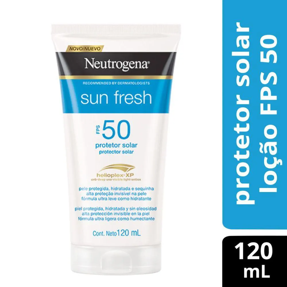 PROTETOR SOLAR FACIAL NEUTROGENA SUN FRESH FPS50 120ML NEUTROGENA