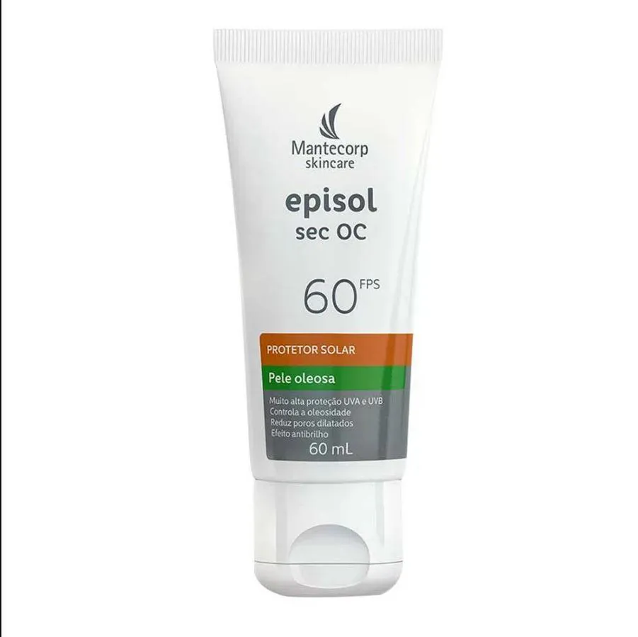 PROTETOR SOLAR EPISOL SEC OC PELE OLEOSA FPS60 60G  MANTECORP