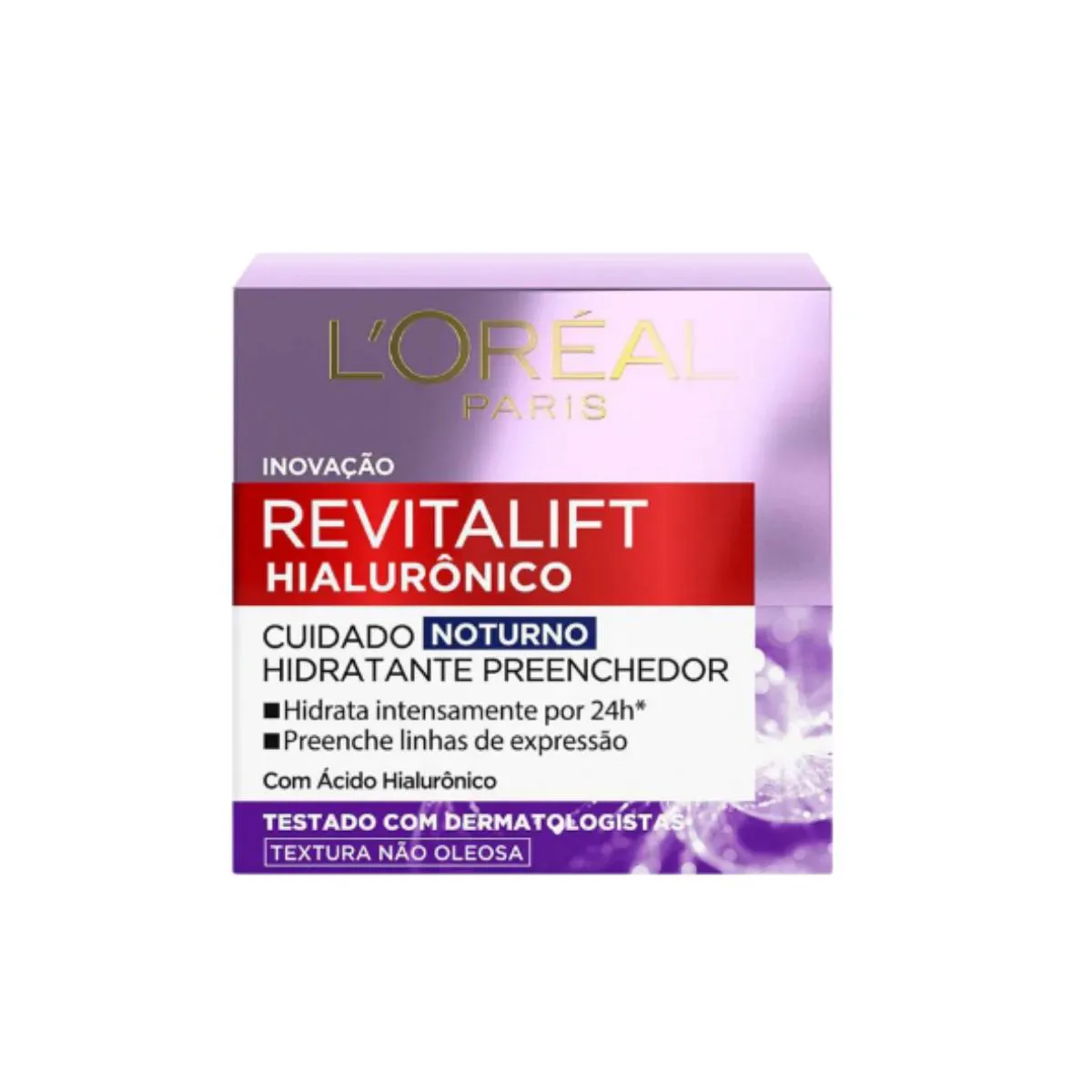 CREME FACIAL REVITALIFT HIALURôNICO CUIDADO NOTURNO 49G LOREAL