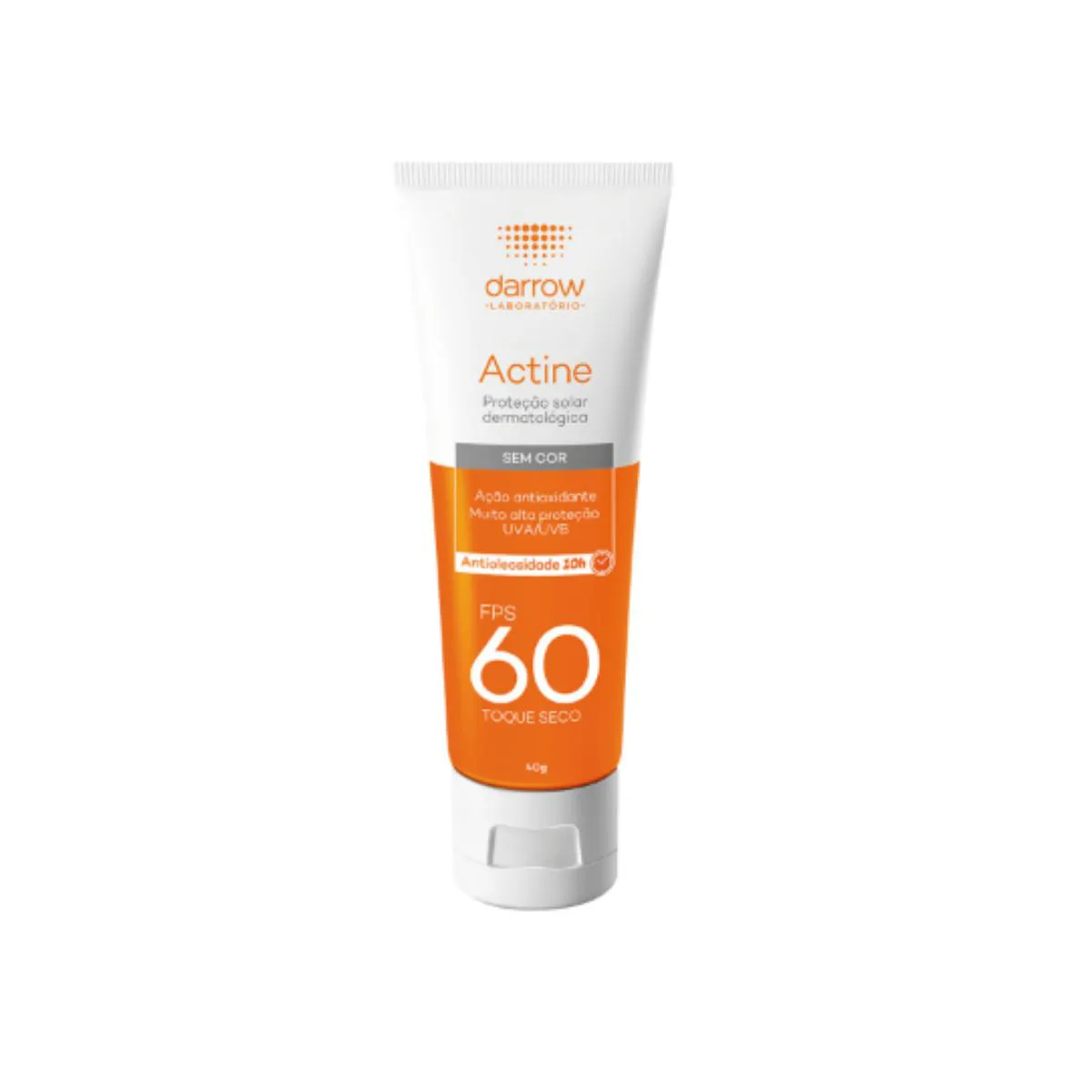 PROTETOR SOLAR FACIAL SEM COR FPS 60 - 40G  ACTINE DARROW