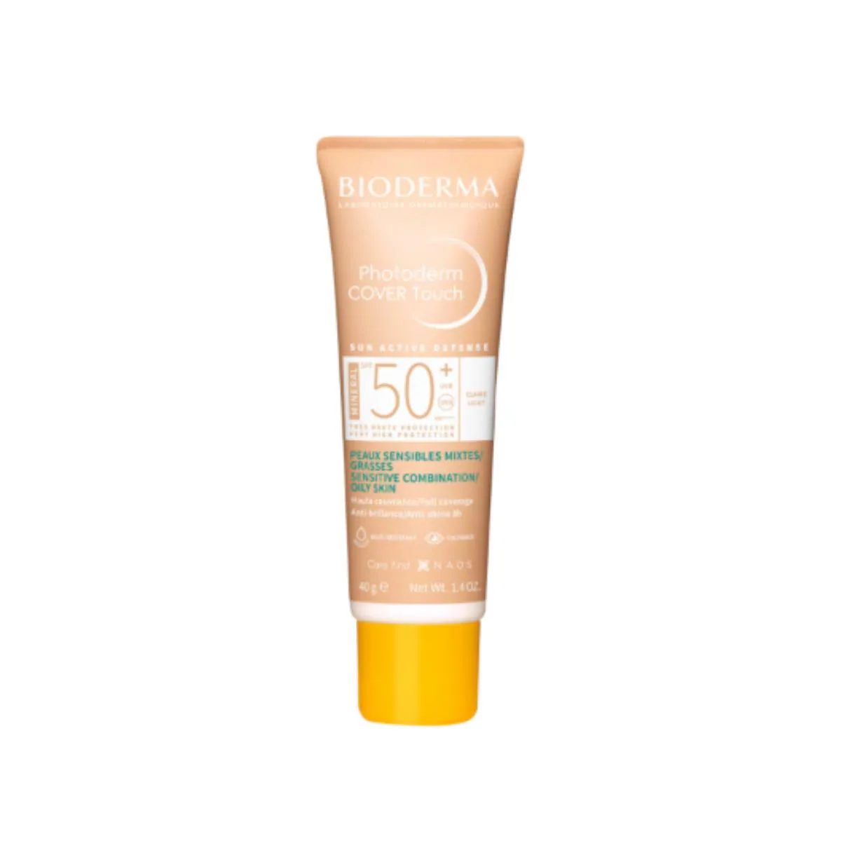 PROTETOR SOLAR PHOTODERM COVER TOUCH FPS50 CLARO - 40ML BIODERMA
