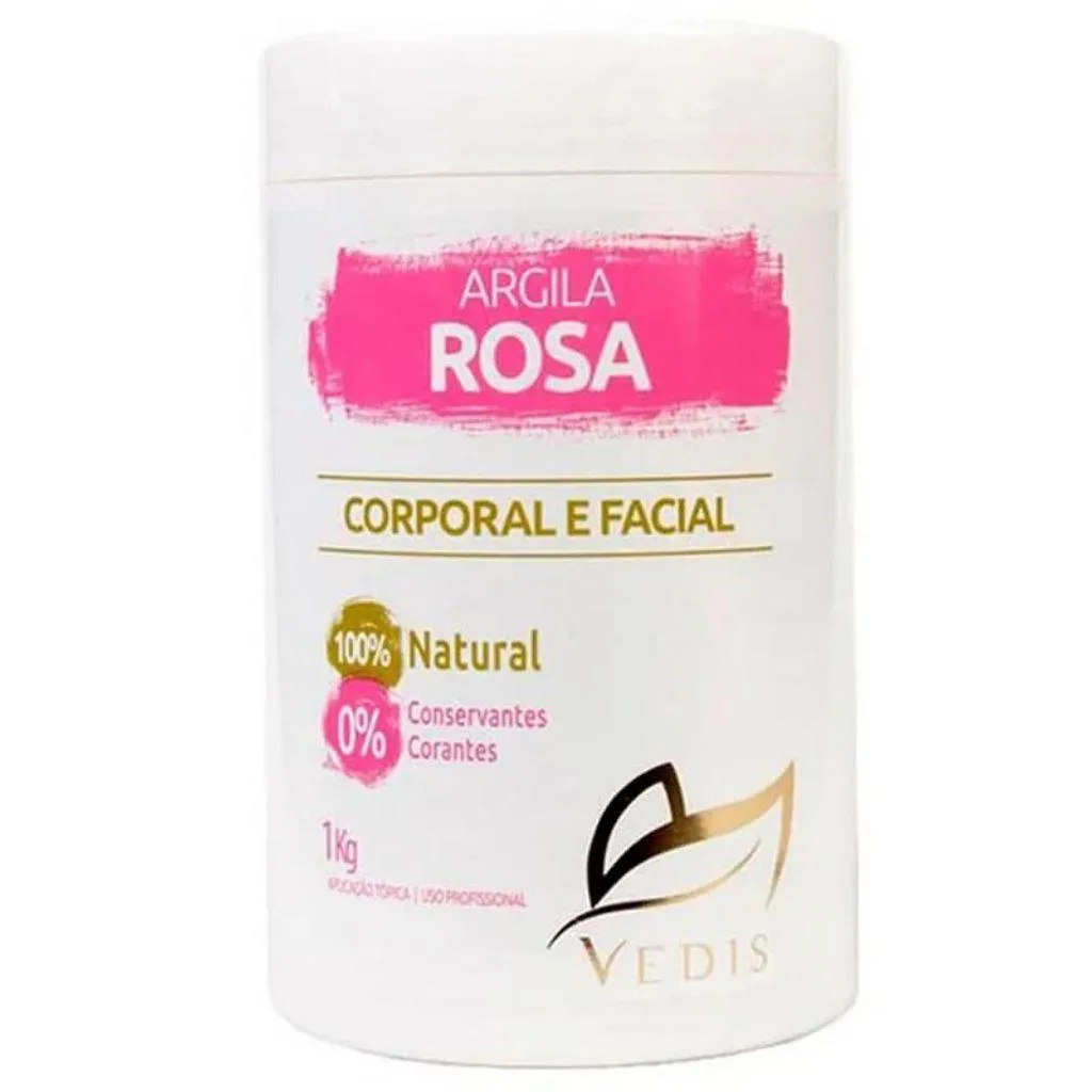 ARGILA ROSA VEDIS 1KG 100% NATURAL