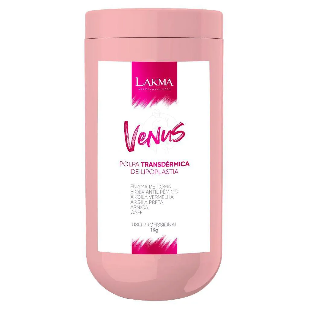 POLPA REDUTORA TRANSDéRMICA DE LIPOPLASTIA LAKMA VENUS 1KG