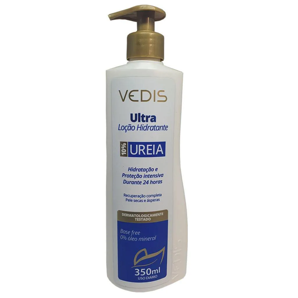 LOçãO 10% UREIA ULTRA HIDRATANTE 24HORAS VEDIS 350ML