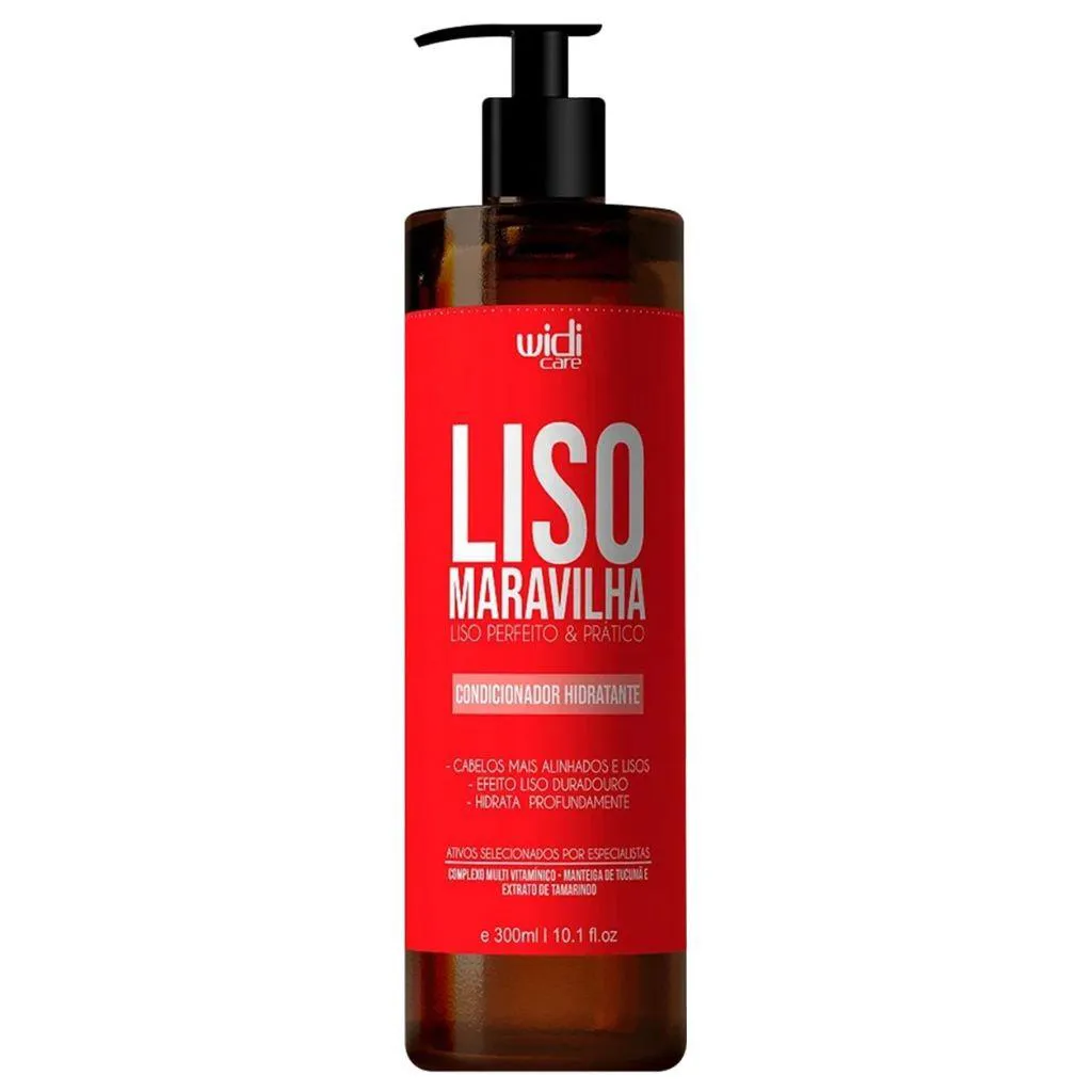 CONDICIONADOR HIDRATANTE LISO MARAVILHA 300ML WIDI CARE