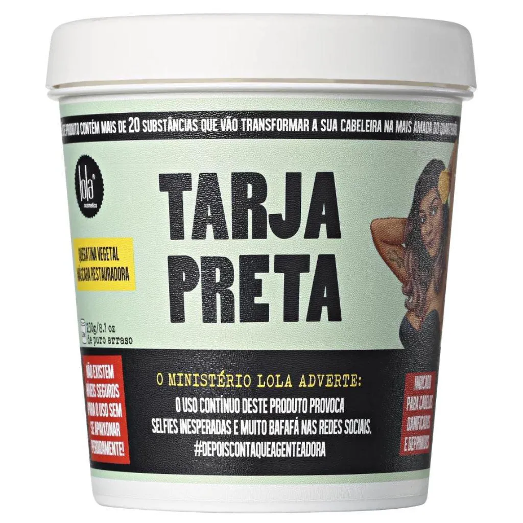 MáSCARA RESTAURADORA TARJA PRETA 230G LOLA COSMETICS