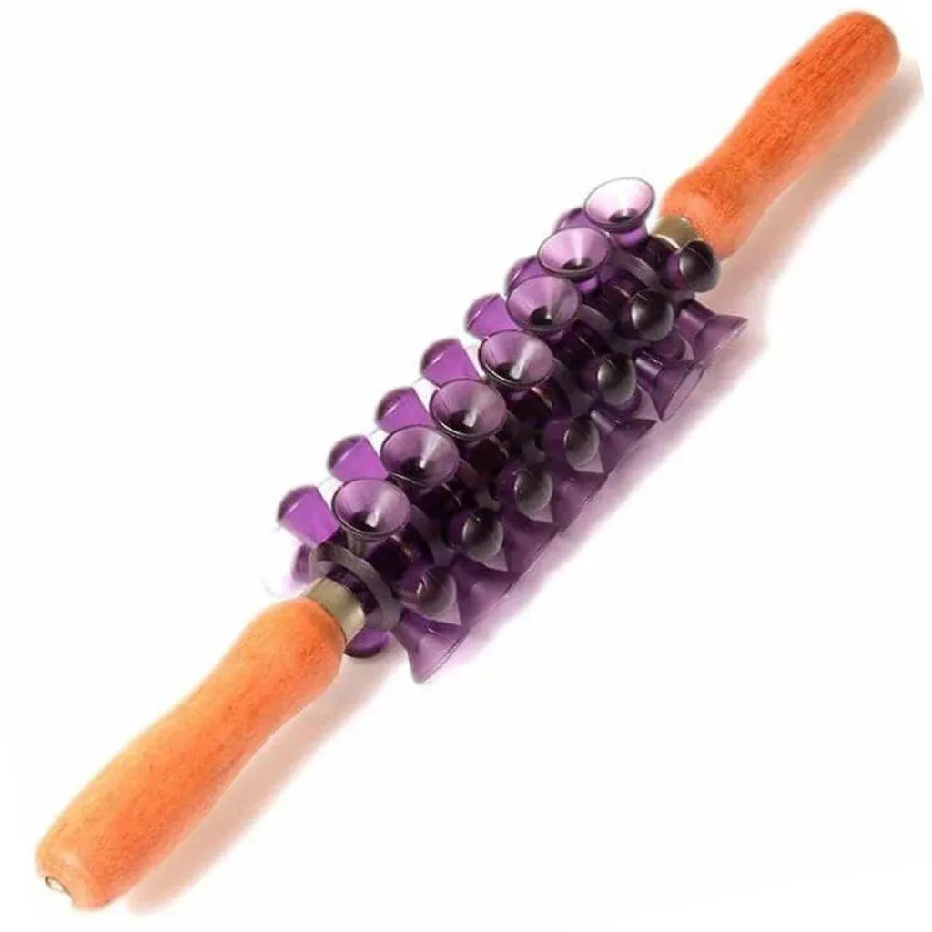 ROLO COM VENTOSA PARA MASSAGEM TURBINADA Lilas