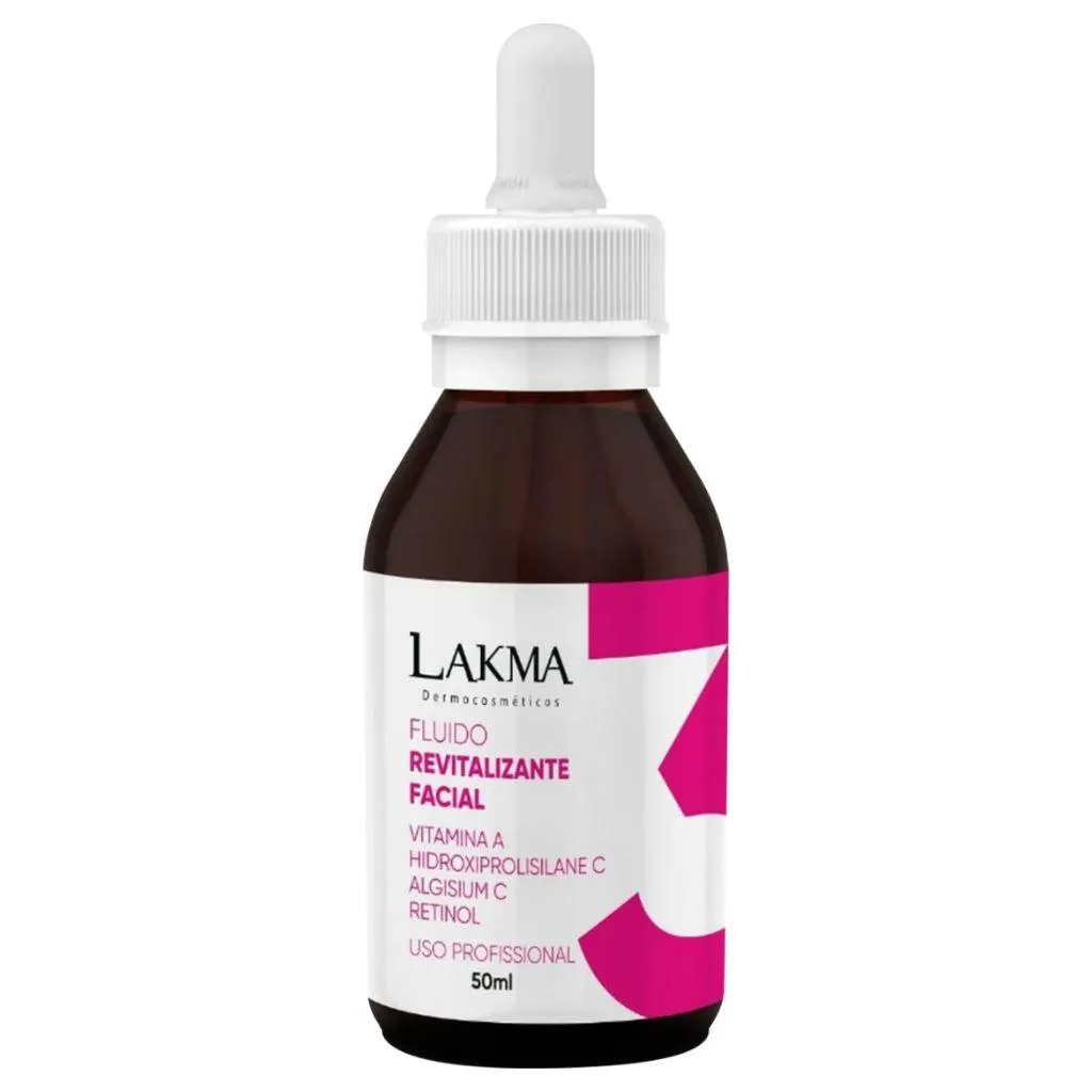 FLUIDO REVITALIZANTE FACIAL COLáGENO E ELASTINA (PASSO 3) 50ML LAKMA