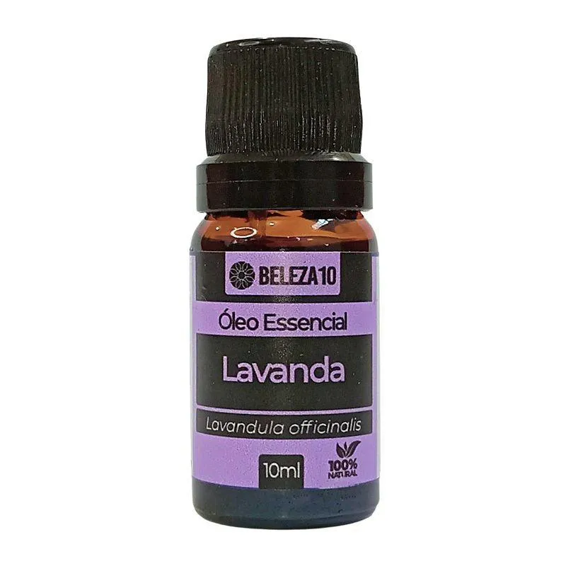 ÓLEO ESSENCIAL DE LAVANDA 100% NATURAL 10ML BELEZA10